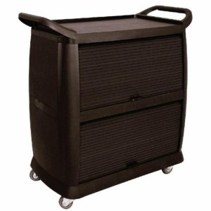 Vogue Polypropylen Servierwagen 3 Etagen, 98x46x105cm Vogue Polypropylen Servierwagen 3 Etagen, 98x46x105cm