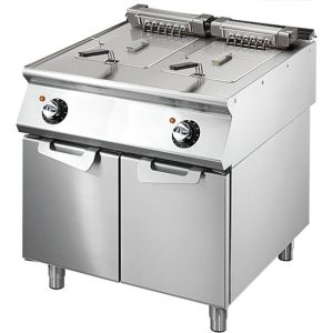 VIRTUS Elektro-Fritteuse, 2x 10 Liter, Breite 800mm, Tiefe 730mm, 18 kW , 400V VIRTUS Elektro-Fritteuse, 2x 10 Liter, Breite 800mm, Tiefe 730mm, 18 kW , 400V