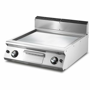 VIRTUS Gas-Grillplatte, glatte Platte, Breite 800mm, Tiefe 730mm, kW 12 VIRTUS Gas-Grillplatte, glatte Platte, Breite 800mm, Tiefe 730mm, kW 12