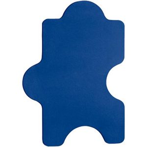 Wandabsorber Puzzle, B 1000 x H 500 mm, Polyestervlies in Filzoptik, blau Wandabsorber Puzzle, B 1000 x H 500 mm, Polyestervlies in Filzoptik, blau