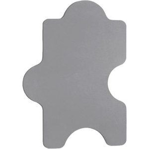 Wandabsorber Puzzle, B 1000 x H 500 mm, Polyestervlies in Filzoptik, grau Wandabsorber Puzzle, B 1000 x H 500 mm, Polyestervlies in Filzoptik, grau