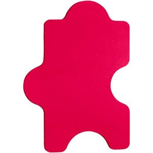 Wandabsorber Puzzle, B 1000 x H 500 mm, Polyestervlies in Filzoptik, himbeerrot Wandabsorber Puzzle, B 1000 x H 500 mm, Polyestervlies in Filzoptik, himbeerrot