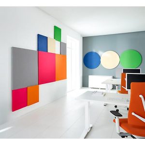 Wandabsorber Quadrat, B 1000 x H 1000 mm, Polyestervlies in Filzoptik, Elfenbein Wandabsorber Quadrat, B 1000 x H 1000 mm, Polyestervlies in Filzoptik, Elfenbein