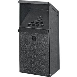Wandascher mit Dach, antik-silber Struktur Wandascher mit Dach, antik-silber Struktur