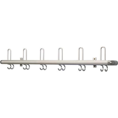 Wandgarderobe, Alu, 1200 mm breit