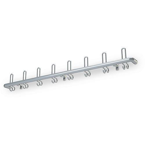 Wandgarderobe, Alu, 1600 mm breit