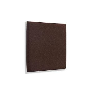Wandpaneele m. Magnetbefestigung, B 604 x T 604 x H 47 mm, glatte Oberfläche, dunkelbraun/meliert