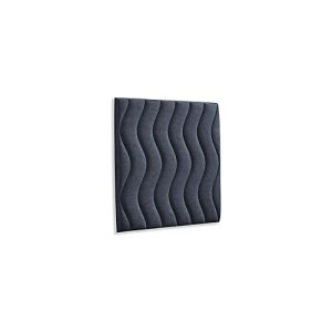 Wandpaneele m. Magnetbefestigung, B 604 x T 604 x H 47 mm, versch. Waves-Design, anthrazit/meliert