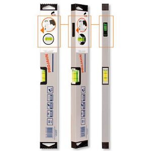 Wasserwaage PROJAHN, mit Vertikal-Spiegel-Libelle, Toleranz 0,5 mm/m, L 100 cm Wasserwaage PROJAHN, mit Vertikal-Spiegel-Libelle, Toleranz 0,5 mm/m, L 100 cm