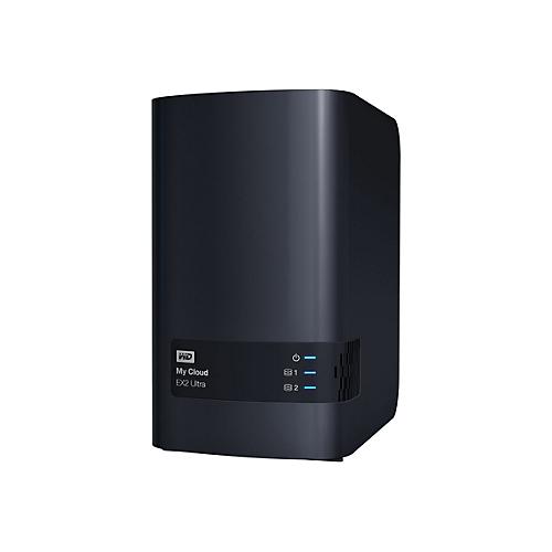 WD My Cloud EX2 Ultra WDBVBZ0000NCH - Gerät für persönlichen Cloudspeicher - 2 Schächte - RAID RAID 0, 1, JBOD - RAM 1 GB - Gigabit Ethernet