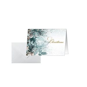 Weihnachtsmotiv-Karte ‚Eucalyptus magic‘, A6 (A5), 250g/m², 25 Stück, Weißkarton, Inkjet- & Laserdrucker Weihnachtsmotiv-Karte ‚Eucalyptus magic‘, A6 (A5), 250g/m², 25 Stück, Weißkarton, Inkjet- & Laserdrucker