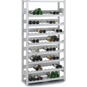 Weinflaschenregal, Grundfeld, Stecksystem, 7 Einsätze, 1750 x 1000 x 300 mm Weinflaschenregal, Grundfeld, Stecksystem, 7 Einsätze, 1750 x 1000 x 300 mm
