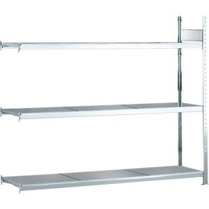 Weitspannregal Anbauregal WS2000 – H2000 x B2250 x T400 mm, 3 Ebenen, Stahl Weitspannregal Anbauregal WS2000 – H2000 x B2250 x T400 mm, 3 Ebenen, Stahl
