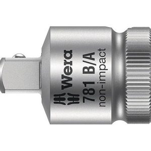 WERA Reduzierstück 781 B, CV-Stahl matt verchromt, Antrieb 3/8′ auf Abtrieb 1/4′, L 28 mm WERA Reduzierstück 781 B, CV-Stahl matt verchromt, Antrieb 3/8′ auf Abtrieb 1/4′, L 28 mm