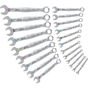 WERA Ringmaulschlüsselsatz 6003 Joker, 22-tlg., SW 5,5-32 mm, gerader legierter Werkzeugstahl WERA Ringmaulschlüsselsatz 6003 Joker, 22-tlg., SW 5,5-32 mm, gerader legierter Werkzeugstahl