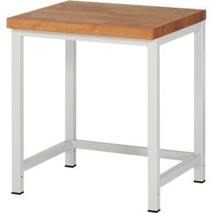 Werkbank Serie 8000, stationär, höhenverstellbar, Arbeitsplatte Buche-Massiv, B 750 x T 700 x H 840-1040 mm Werkbank Serie 8000, stationär, höhenverstellbar, Arbeitsplatte Buche-Massiv, B 750 x T 700 x H 840-1040 mm