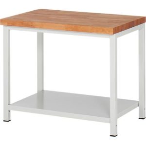 Werkbank Serie 8000, stationär, Stahlblech-Ablageboden, B 1000 x T 700 x H 840 – 1040 mm Werkbank Serie 8000, stationär, Stahlblech-Ablageboden, B 1000 x T 700 x H 840 – 1040 mm