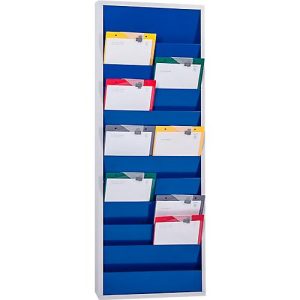 Werkstattplaner Eichner 9019-00202, zweireihig, für 20 Auftragstaschen, blau Werkstattplaner Eichner 9019-00202, zweireihig, für 20 Auftragstaschen, blau