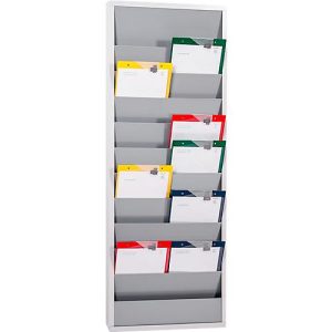 Werkstattplaner Eichner 9019-00202, zweireihig, für 20 Auftragstaschen, grau Werkstattplaner Eichner 9019-00202, zweireihig, für 20 Auftragstaschen, grau