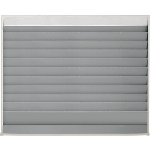 Werkstattplaner Eichner, breite Ausführung, 10 Schienen, für bis zu 50 Auftragstaschen des Formates A4, B 1580 x H 1282 mm, Kunststoff, grau