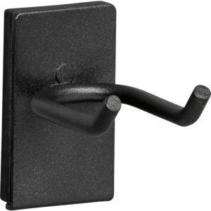 Werkzeughalter WFI, magnetisch, 2 Haken, L 55 x B 25 x H 55 mm, Stahl, schwarz, 2 Stück Werkzeughalter WFI, magnetisch, 2 Haken, L 55 x B 25 x H 55 mm, Stahl, schwarz, 2 Stück