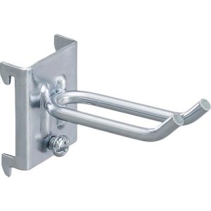 Werkzeughalter WFI, magnetisch, 2 Haken, L 64 x B 11 x H 64 mm, Stahl, silber, 2 Stück Werkzeughalter WFI, magnetisch, 2 Haken, L 64 x B 11 x H 64 mm, Stahl, silber, 2 Stück