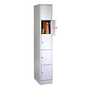 Wertfachschrank, mit Sockel, Fächeranzahl 5, Fachbreite 300 mm, Sicherheitszylinderschloss, lichtgrau Wertfachschrank, mit Sockel, Fächeranzahl 5, Fachbreite 300 mm, Sicherheitszylinderschloss, lichtgrau