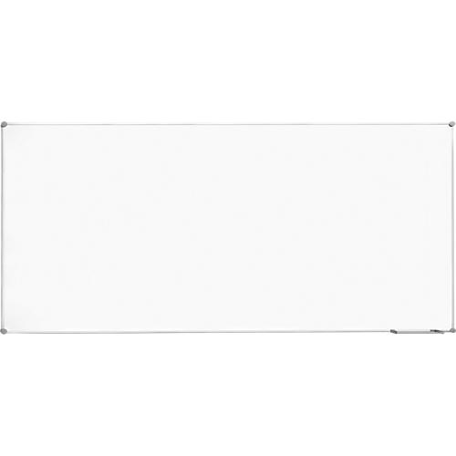 Whiteboard 2000 MAULpro, weiß emailliert, Rahmen platingrau, 1200 x 2400 mm