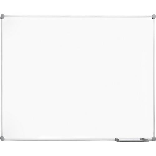 Whiteboard 2000 MAULpro, weiß emailliert, Rahmen platingrau, 1200 x 900 mm