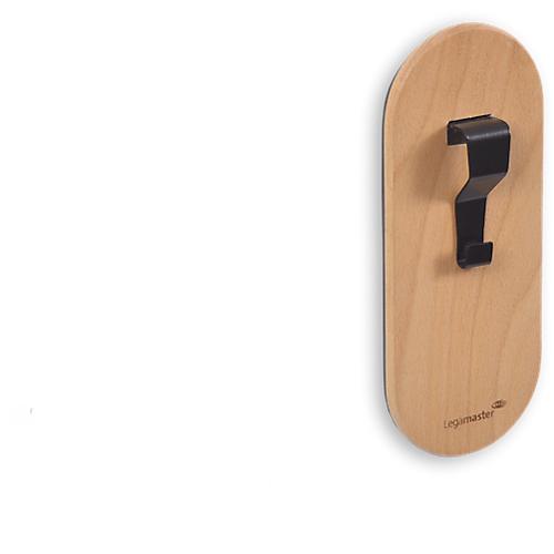 Whiteboard-Papierhaken Legamaster WOODEN, magnetisch, 2 Stück, B 70 x T 20 x H 170 mm, Buchenholz, lackiert