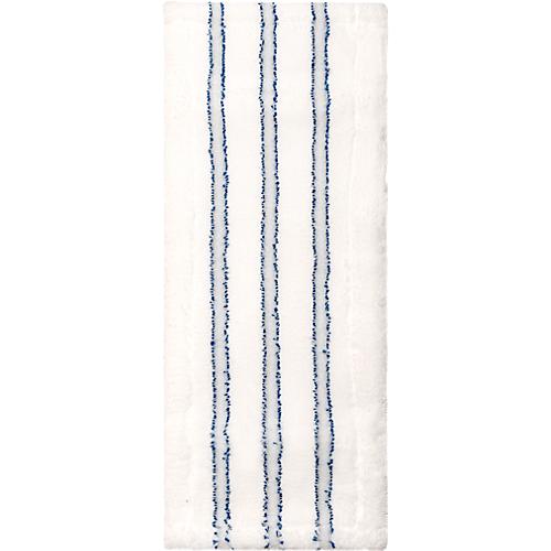 Wischmopp Bezug Sprintus Premium, Mikrofaser/Borste, mit Laschen, B 400 mm, 5 Stück, weiß/blau