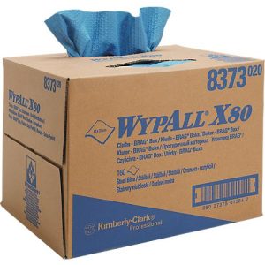 WYPALL* Wischtuch X-80, aus Hydroknitmaterial, 160 Tücher, 1-lagig, stahlblau WYPALL* Wischtuch X-80, aus Hydroknitmaterial, 160 Tücher, 1-lagig, stahlblau