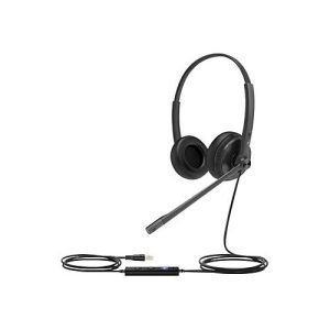 Yealink UH34 Dual – Headset – On-Ear – kabelgebunden – USB – Schwarz Yealink UH34 Dual – Headset – On-Ear – kabelgebunden – USB – Schwarz