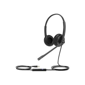 Yealink UH34 Lite Dual – Headset – On-Ear – kabelgebunden – USB – Schwarz Yealink UH34 Lite Dual – Headset – On-Ear – kabelgebunden – USB – Schwarz