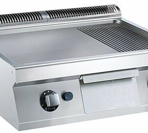 VIRTUS Elektro-Grillplatte, gerillte Platte, 5,4kW VIRTUS Elektro-Grillplatte, gerillte Platte, 5,4kW