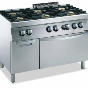 ZANUSSI Gasherd GH7 6 Brenner mit Gasbratofen GN 2/1, 1200x700x850mm ZANUSSI Gasherd GH7 6 Brenner mit Gasbratofen GN 2/1, 1200x700x850mm